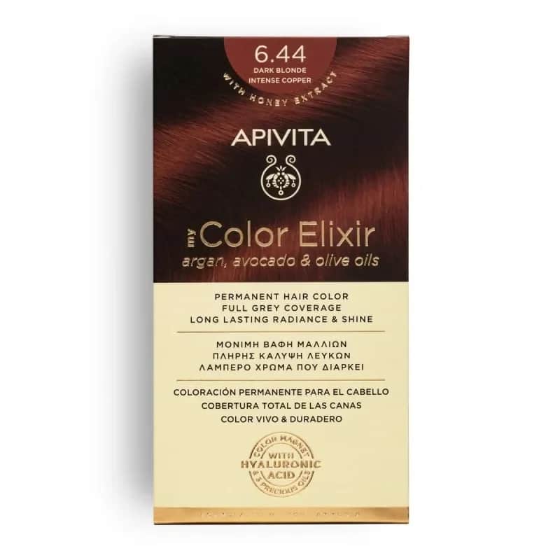 Apivita Mycolor Elixir N6.44 | Tinte Capilar