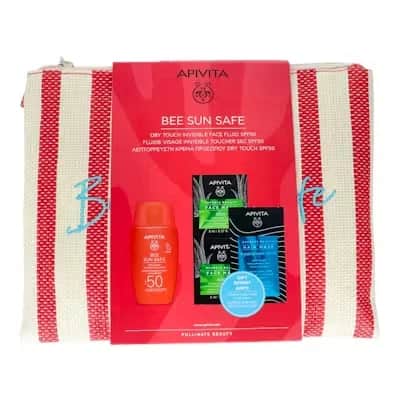 Apivita Fluido Facial SPF50 - Protección Solar Invisible