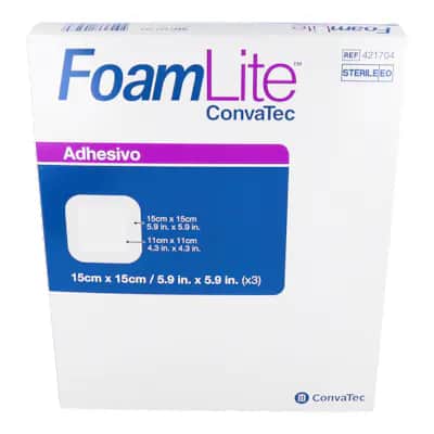 Aposito Convatec Foam Lite 15X15Cm 1X3 Ster Es