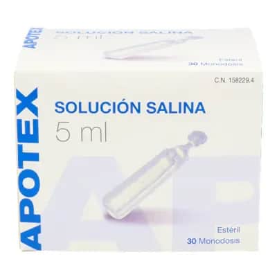 Solución Salina Apotex 5ml - Limpieza Nasal