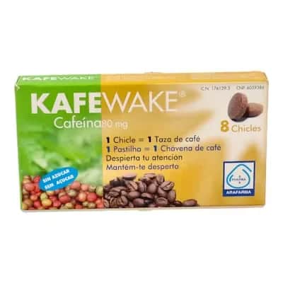 Kafewake Cafeína 100mg - Chicles Energía