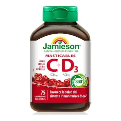Jamieson C+D3 | Comprimidos Masticables Vitaminas