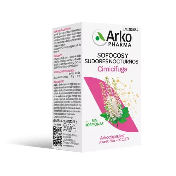 Arkopharma Arkocápsulas Cimicifuga 60 cápsulas
