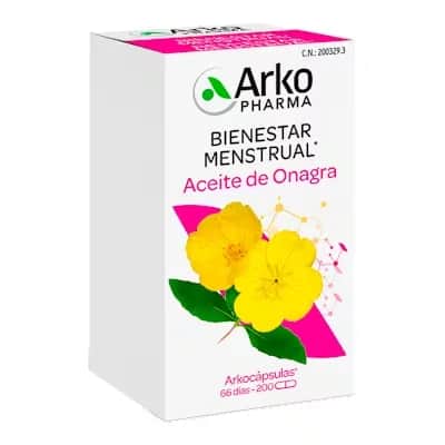 Arkocápsulas Aceite Onagra 200 Caps | Menopausia
