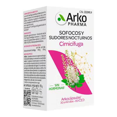 Arkocápsulas Cimicifuga | Alivio Menopausia