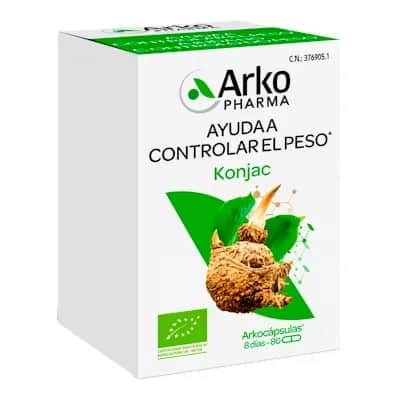 Arkocápsulas Konjac BIO | Saciante Natural 80 Cápsulas