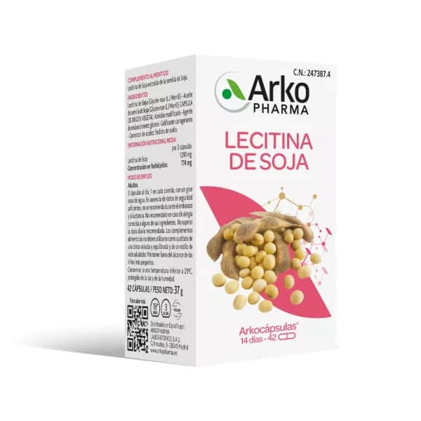 Arkopharma Arkocápsulas lecitina de soja bio 42 cápsulas