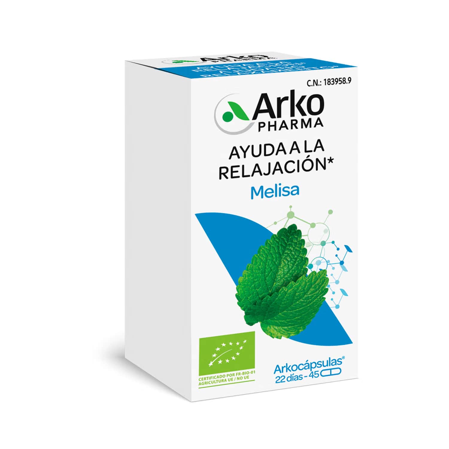 Arkopharma Arkocápsulas Melisa BIO 45caps