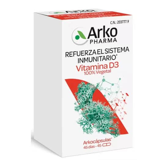 Arkopharma Arkocápsulas Vitamina D3 45caps