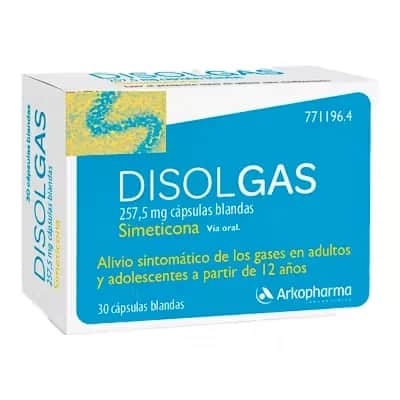 Disolgas 30 Caps | Alivio de Gases