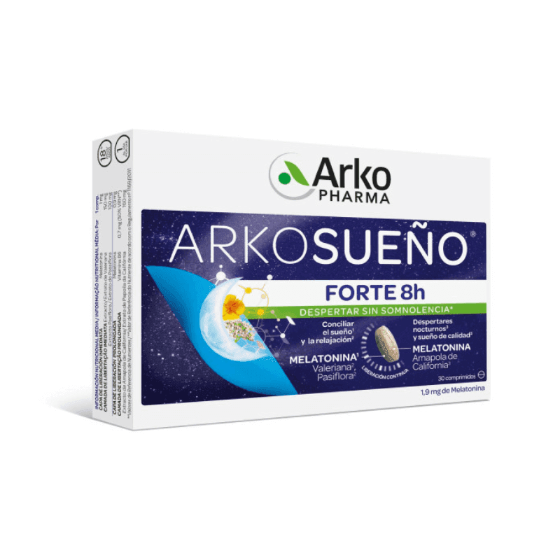 Akopharma Arkosueño Forte 8 Horas 30 comprimidos