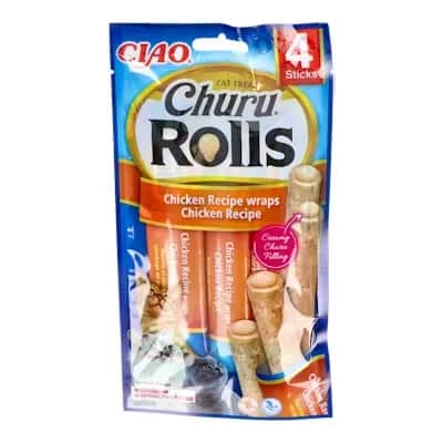 Churu Cat Rolls Pollo | Snack para Gatos