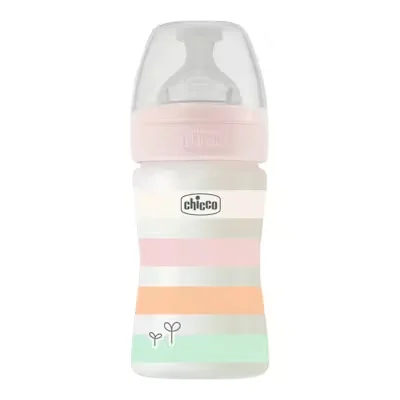 Chicco Biberón WB 150ml - Flujo lento 0m+
