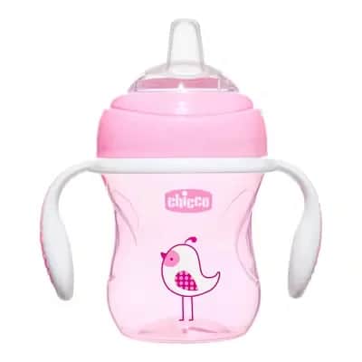 Chicco Vaso Transición Rosa 4m+ | Silicona