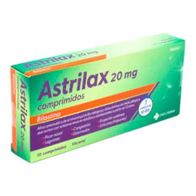 Astrilax 20 mg 10 Comp - Alergia