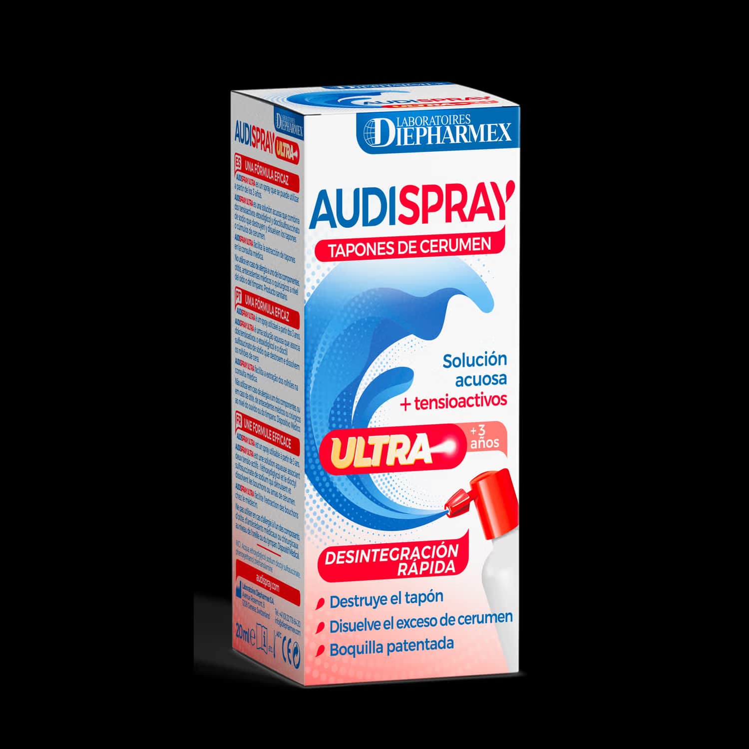 Audispray Ultra Tapones de Cerumen 20ml