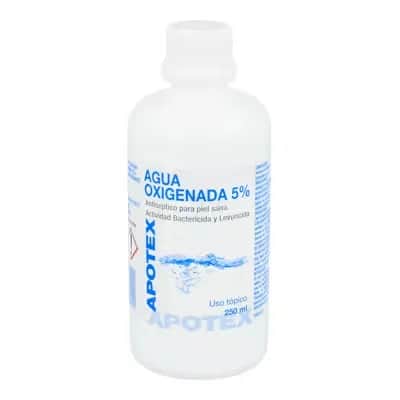 Agua Oxigenada 5% Apotex - Antiséptico 250 ml