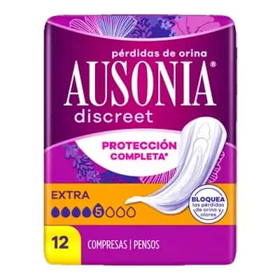 Ausonia Discreet Extra - Absorción pérdidas moderadas