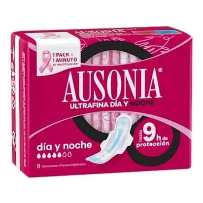 Ausonia Ultrafina Noche - Protección 9 Horas