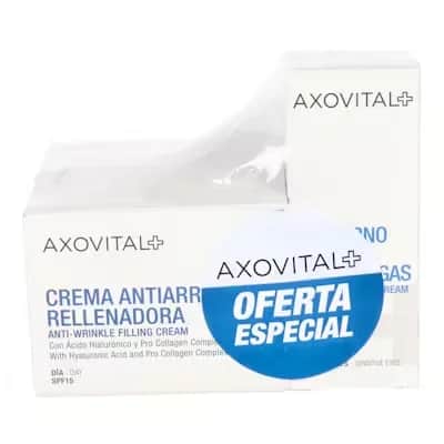 Axovital Antiarrugas Día + Contorno Ojos 50+50 ml