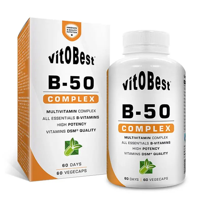 B-50 COMPLEX 60 CÁPSULAS VIT.O.BEST