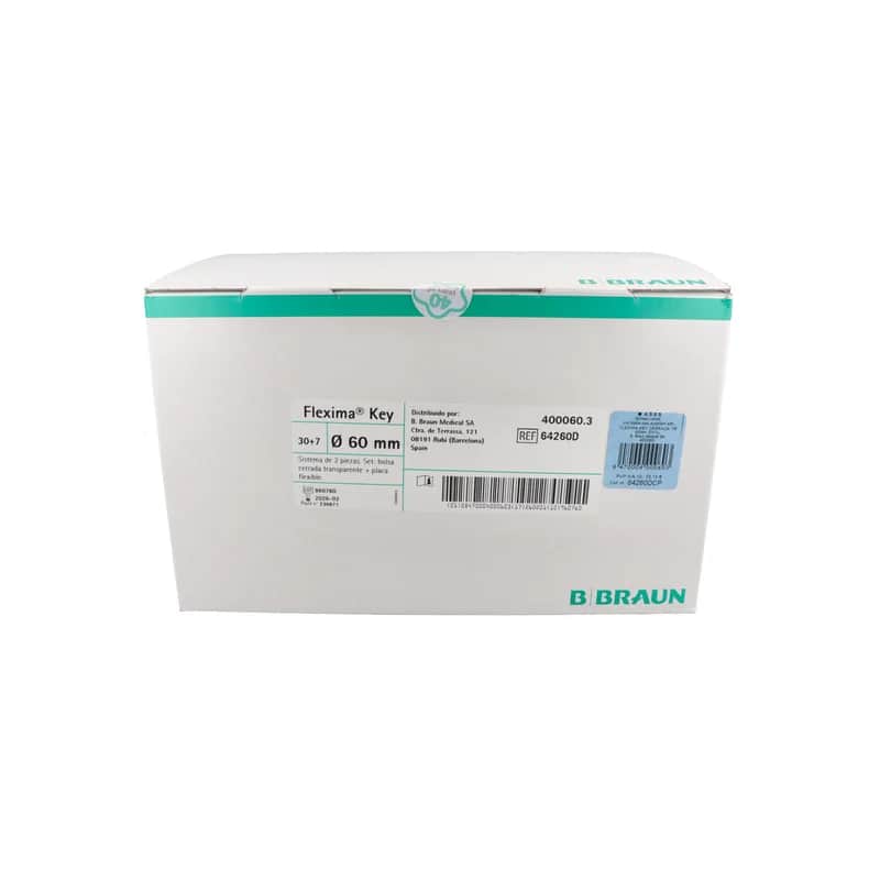 Bolsa Flexima Key Transparente 60mm - Ostomía