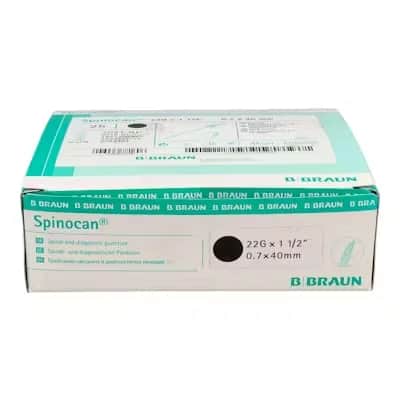 Spinocan 0.7x40mm G-22 - Aguja Punción Lumbar
