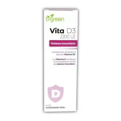 B.Green Vita D3 2200UI - Salud Ósea e Inmunidad