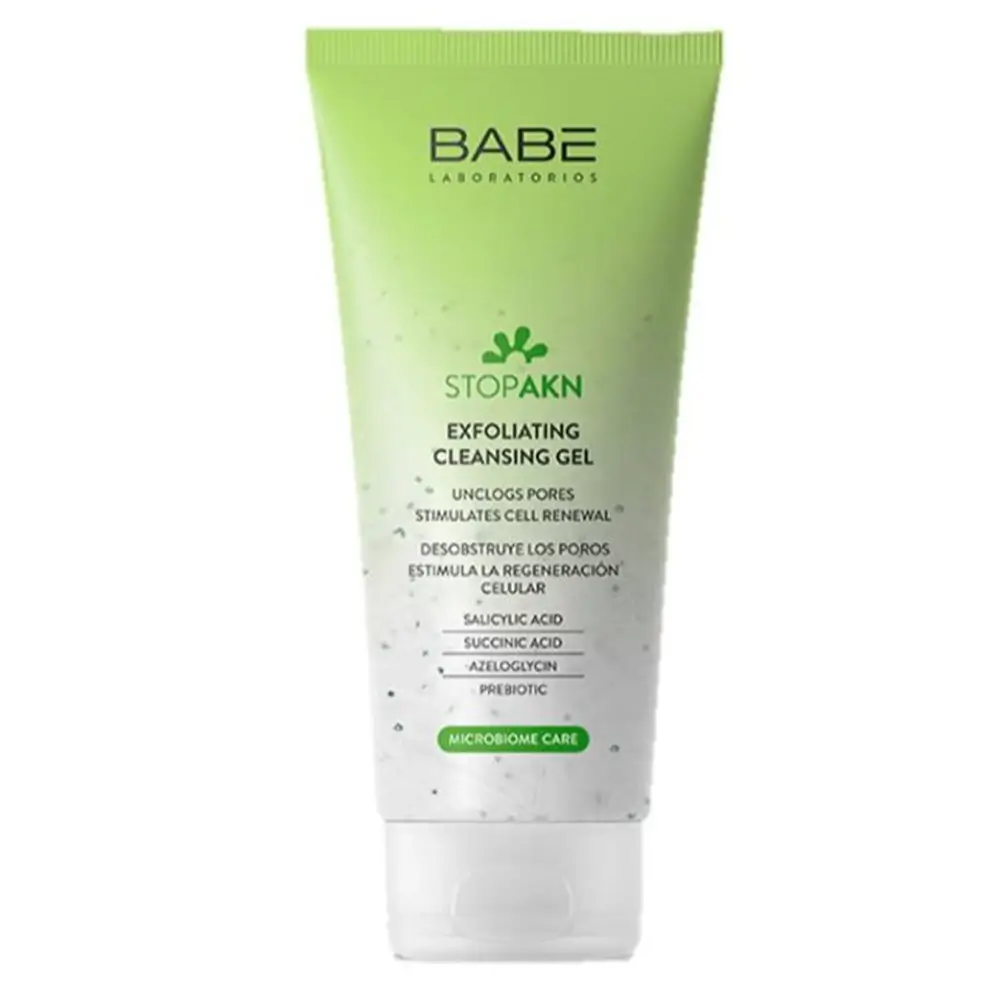 Babé Stop Akn Limpiador Exfoliante, 200 ml