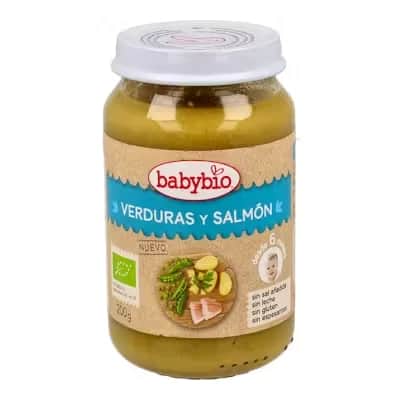 Babybio Potito Verduras y Salmón - Nutrición bebé