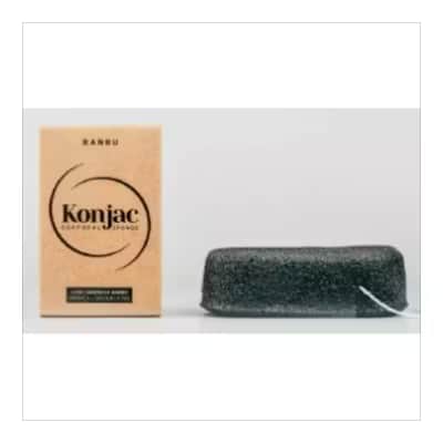 Banbu Konjac Negra - Esponja Exfoliante Natural