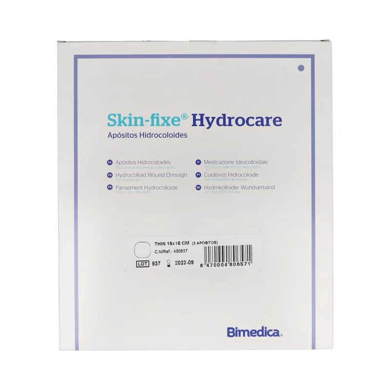 Skin-Fixe Thin 15x15 - Apósito fino para heridas