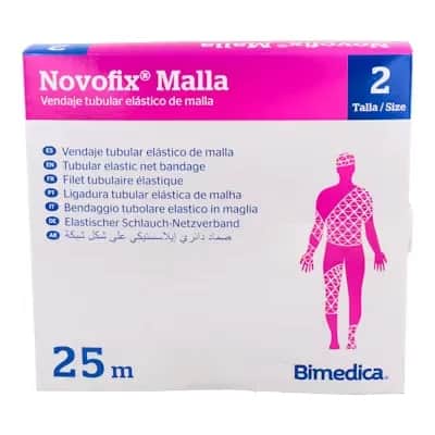 Vendaje Novofix Tubular Elástico Malla 25m N2