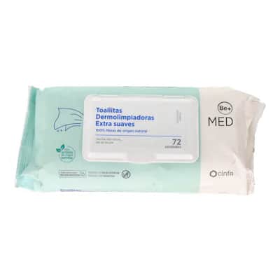 Be+ Med Toallitas 72 ud - Higiene Bebé Suave
