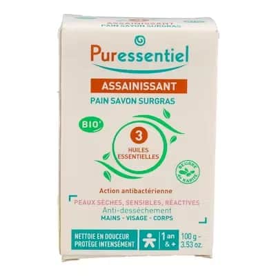 Puressentiel Jabón Sólido Purificante 100g | 3 Aceites