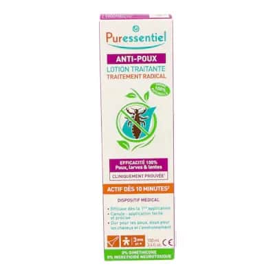 Puressentiel Loción Antipiojos 100ml - Sin Peine