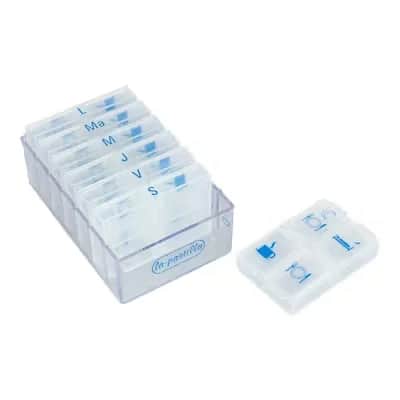 Pastillero Semanal 4 Tomas | Medicación Organizada
