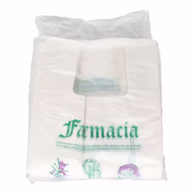 Bolsa Biodegradable Farmacia 35x40 200ud | Ecológica