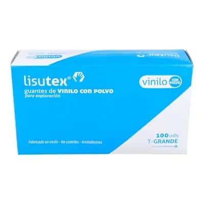 Guantes Lisutex Vinilo T/G - Protección Desechable