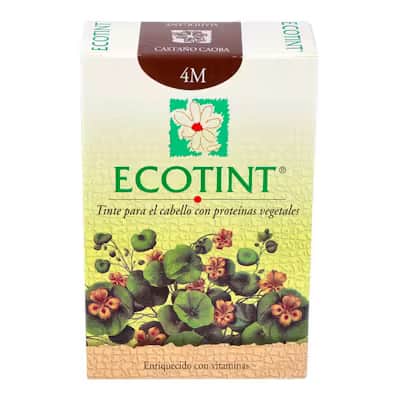 Ecotint Castaño Caoba - Tinte cabello duradero natural