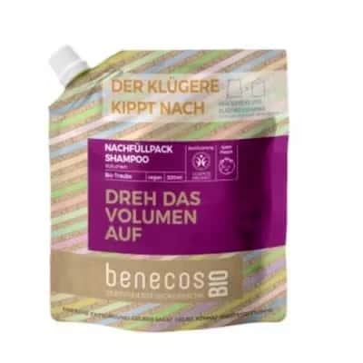 Champú Volumen Benecos Uva 500ml Bio Vegano