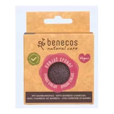 Esponja Konjac Bambú Negro Benecos | Piel Grasa