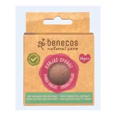 Esponja Konjac Té Verde Benecos | Piel Mixta
