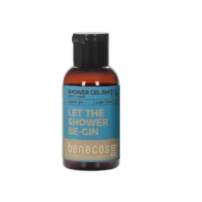 Benecos Gel Ginebra Mini 50ml - Baño Champú Vegano