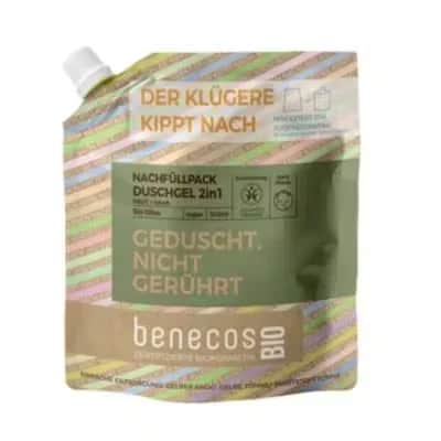 Benecos Gel Baño 2en1 Oliva Recarga 500ml - Vegano