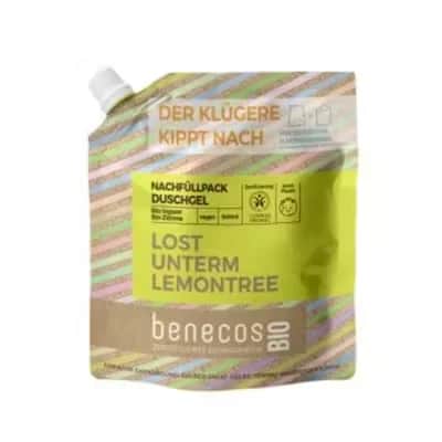 Benecos Gel Baño Jengibre Limón 500ml - Recarga Bio