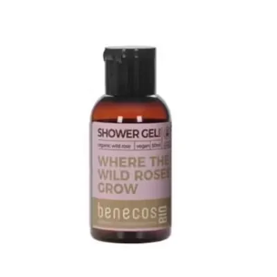 Benecos Gel Baño Rosa 50ml - Tamaño Viaje