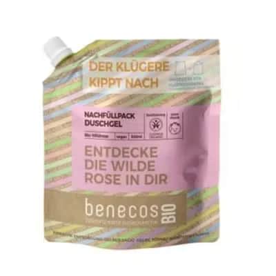 Benecos Gel Baño Rosa Recarga - 500ml Bio