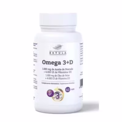 Betula Omega 3+D 6 Cápsulas - Salud Ósea