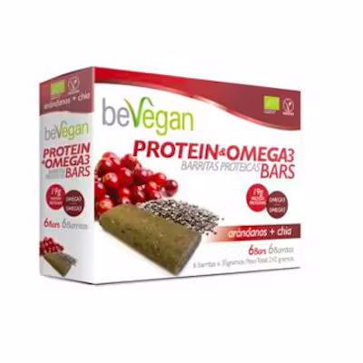 Bevegan Barritas Proteicas Arándano Chía Bio Vegan